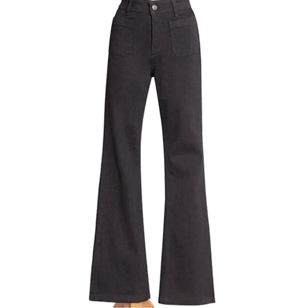ModCloth black Mariner flared jeans womens 16 W